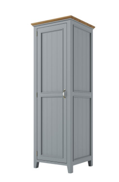 ARTEN (NANO Systems s.r.o.) Skříň se šatní tyčí FLEUR-W1P (Šedá)