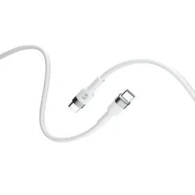 Forever Flexible kabel USB-C (M) - USB-C (M) 2 m bílá / 60W (5900495978530)