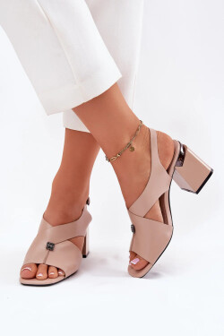 Sandály na podpatku model 212827 Step in style 38