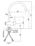 Nion Sprchové dveře pivotové dvoukřídlé L/P, 800 mm, Jika perla Glass, stříbrná/transparentní sklo H2562N10006681