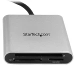 StarTech Multi-Card Reader USB-C černá/stříbrná / Čtečka paměťových karet / SD, microSD, CF / USB 3.2 Gen 1 (FCREADU3C)