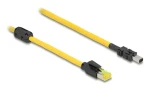 Delock RJ45 Cat.6 / Propojovací kabel na Mini I/O 8-pin / 5 m / černo-žlutý (81253)