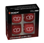 Sada kostek Ultra Pro Deluxe 22MM Mountain Loyalty with 7-12 for Magic: the Gathering