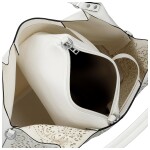 Moderní dámská koženková kabelka na rameno Margita, bílá