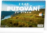 NOTIQUE Putování za vínem 2027 / Stolní kalendář / 23,1 × 14,5 cm