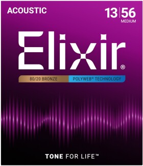 Elixir Polyweb 80/20 Bronze Medium
