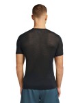 Pánské merino tričko s krátkým rukávem ICEBREAKER Mens 75 Cool-Lite Featherlight SS Crewe, Black velikost: XL