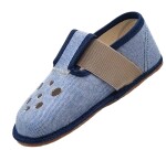 Barefoot chlapecké přezůvky Pegres BF03 textil - modrá - 22
