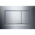 GEBERIT - Duofix Set předstěnové instalace, klozet Alpha se sedátkem, tlačítko Sigma30, chrom SANI11CD1103