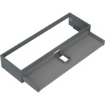 MEXEN - Box-A skříňka pro umyvadlo 140, 1 šuplík, grafit mat 91AX0-1400-235-1-66