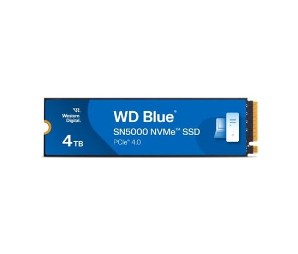 WD BLUE SSD NVMe 4TB PCIe SN5000, Gen4, (R:5500, W:5000MB/s) EDF_493542