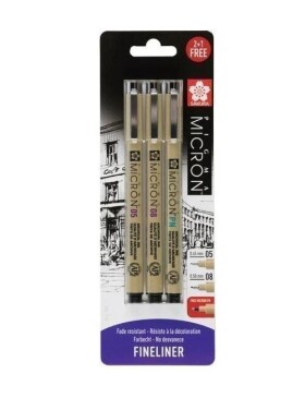 Sakura Sada Pigma Micron Black 2+1 PN zdarma