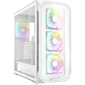 Sharkoon AK5G RGB bílá / ATX / 2x USB 3.2 / 1x USB-C / 4x 120mm / bez zdroje / průhledná bočnice (4044951041848)