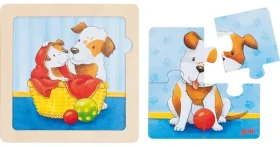GOKI Dřevěné puzzle Pejsek