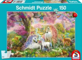SCHMIDT Puzzle Květiny a jednorožci