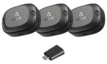 HTC VIVE Ultimate Tracker 3+1 Kit černá / Sada pohybových senzorů pro VR / 6DoF sledování / 5 GHz Wi-Fi (99HAUB001-00)
