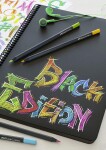 Faber-Castell Faber-Castell, 116436, Black Edition, Supersoft, sada ergonometrických pastelek s černým lakováním, 36 ks