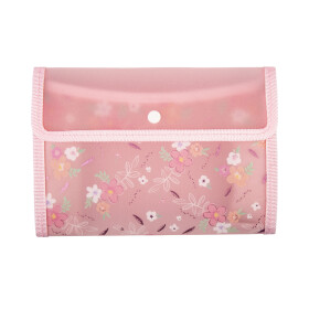 Pouzdro B6 - Růžové kytičky - Albi