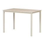 Jídelní set s 4 židlemi Regulus, krémová, 110x70x75cm, mdf, travertin, ASE-1042 CRM2
