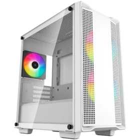 DEEPCOOL CC360 ARGB bílá / mATX / 1x USB-A 3.2 / 1x USB-A 2.0 / 3x 120mm RGB / bez zdroje / průhledná bočnice (R-CC360-WHAPM3-G-1)