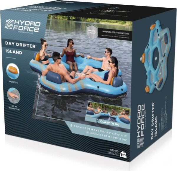 Ostrov nafukovací 279x269x43 cm - Alltoys Bestway