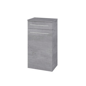 Dřevojas - Nízká skříňka DOS SNDZ 50 - D01 Beton / Úchytka T02 / D01 Beton / Levé 156190B