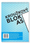 Blok s horní vazbou A5, čistý, 50 listů