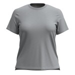 Dámské merino tričko s krátkým rukávem SMARTWOOL Women's Perfect Crew Short Sleeve Tee, Light Gray Heather velikost: S