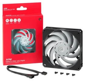 ADATA XPG Vento PRO černá / Ventilátor / 120 mm / PWM 4-pin / 900-2150 RPM / 75 CFM, 28 dB (VENTOPRO120PWM-BKCWW)