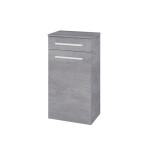 Dřevojas - Nízká skříňka DOS SNDZ 50 - D01 Beton / Úchytka T01 / D01 Beton / Pravé 156190AP