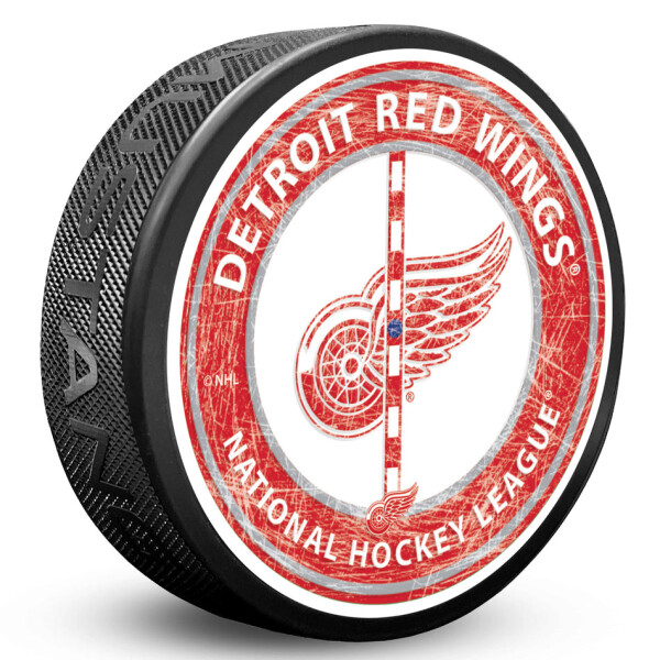 Mustang Puk Detroit Red Wings NHL Center Ice