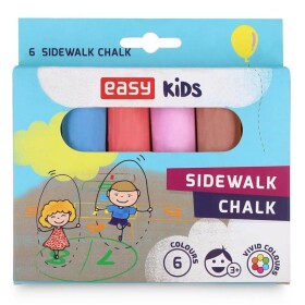 Easy Křídy chodníkové sada 6 ks