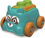 Clementoni Soft Clemmy Senzorické autíčko Mýval se 4 kostkami