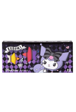 Kuromi plastelina 12 barev