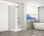 GELCO - TRINITY CHROM obdélníkový kout 900x1000 pravý, matné sklo, GT5610-90MR-CH GT5610-90MR-CH