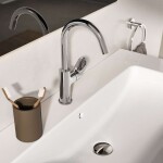 IDEAL STANDARD - Ceralife O Umyvadlová baterie s otočným výtokem a výpustí Click-Clack, chrom BE016AA