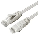 MicroConnect CAT6A U/UTP 0,3 m šedá / Síťový kabel / RJ-45 / PoE / LSZH (MC-UTP6A003)