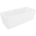 MEXEN - Nila volně stojící vana reliéf 170 x 75, bílá, bez krytky přepadu a zátky 52841708000-SS