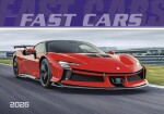 Kalendář 2026 Fast cars, nástěnný, 48,5 x 34 cm