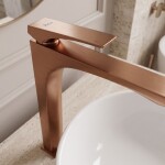 REA - Umyvadlová baterie PREMIUM Joe Brush Copper High REA-B8948