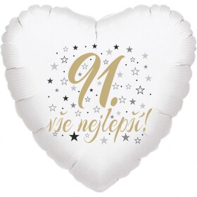 91. narozeniny balónek srdce Balonky.cz 91. narozeniny balónek srdce Balonky.cz