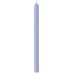 Ib Laursen Svíčka Taper Purple Ash 20 cm, fialová barva, vosk