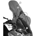 D267Kit montážní sada Suzuki Burgman 125-200 (06-21) pro plexi 3106DT