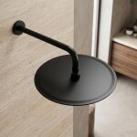 REA - Kulatá dešťová sprcha JS-P014B 30cm Black REA-P8603