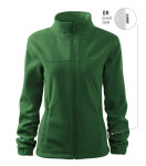 Jacket fleece dámský lahvově zelená 06 (brand label) L