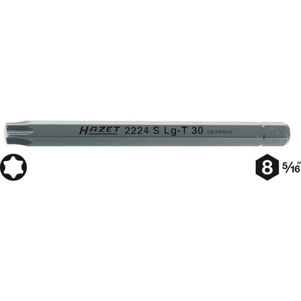 Hazet HAZET 2224SLG-T50 bit Torx T 50 Speciální ocel C 8 1 ks - Bit šroubovací HAZET 2224SLG-T50