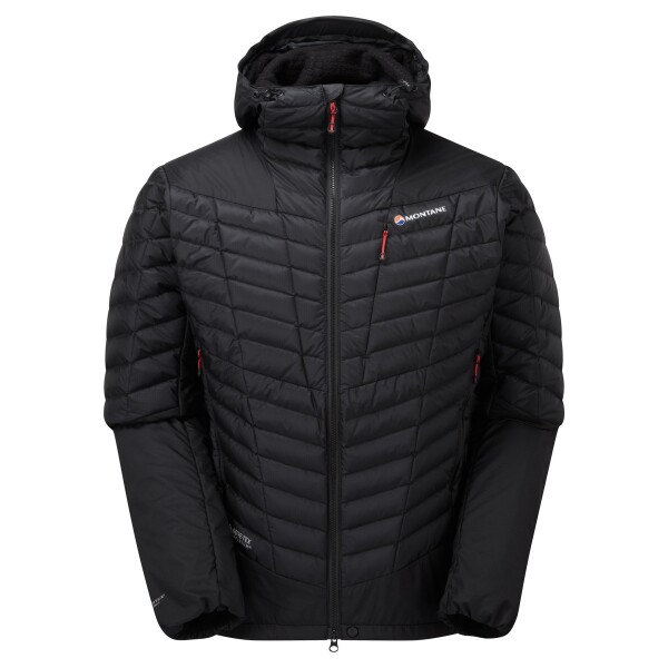 Pánská hybridní zateplená bunda Montane Axis Alpha Jacket black XL