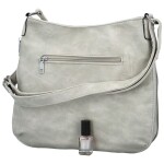 Stylová dámská koženková crossbody kabelka Folomija, šedá