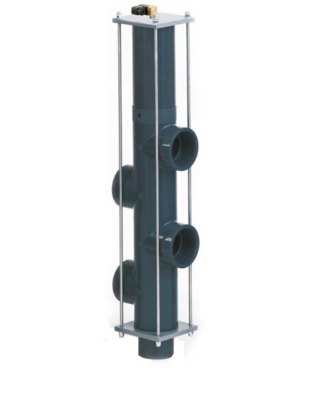 Aseko Ventil BESGO - 5-cestný prací ventil Ø140 mm, rozteč připojení 450 mm - na tlakovou vodu