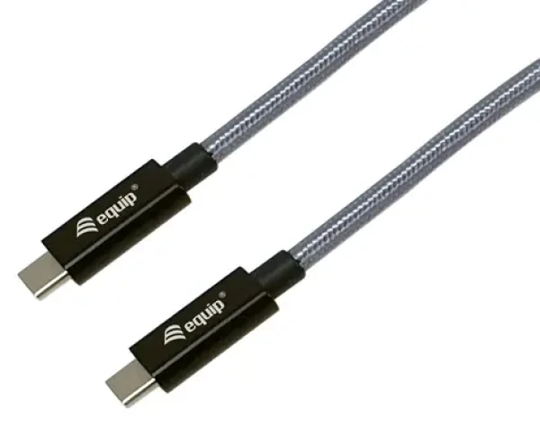 Equip USB-C 3.2 Gen 2x2 černá / USB-C kabel / PD 240 W / 20 Gbit/s / DisplayPort Alt Mode / 1 m (128426)